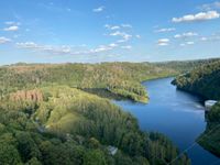 Blick v Titanbr&uuml;cke Talsperre